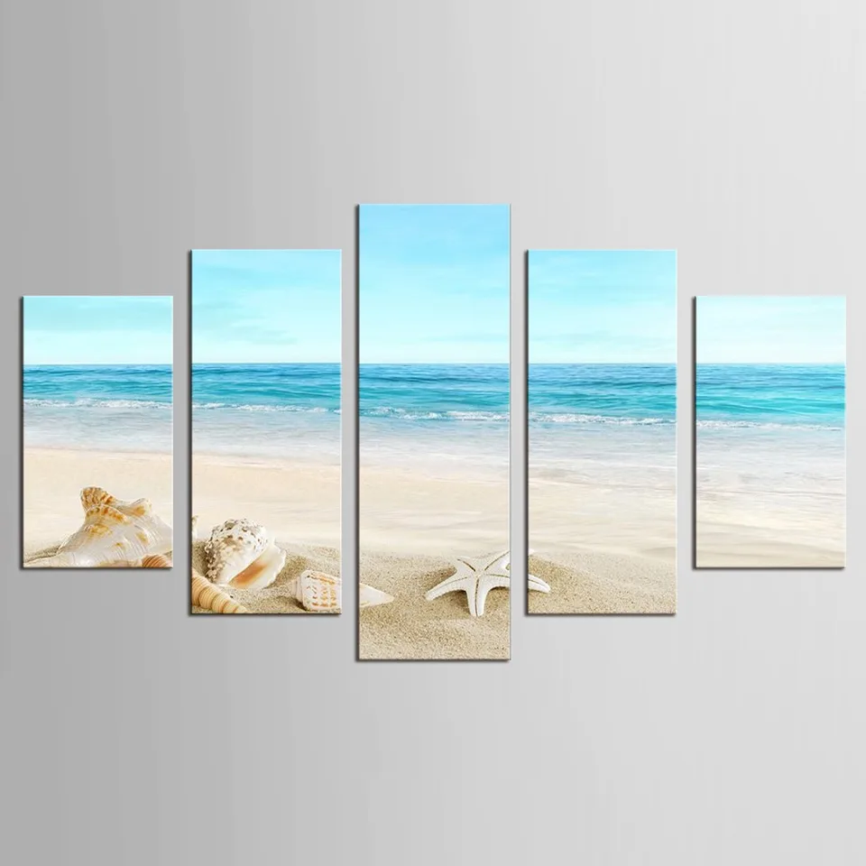 Plage Toile Art Mural