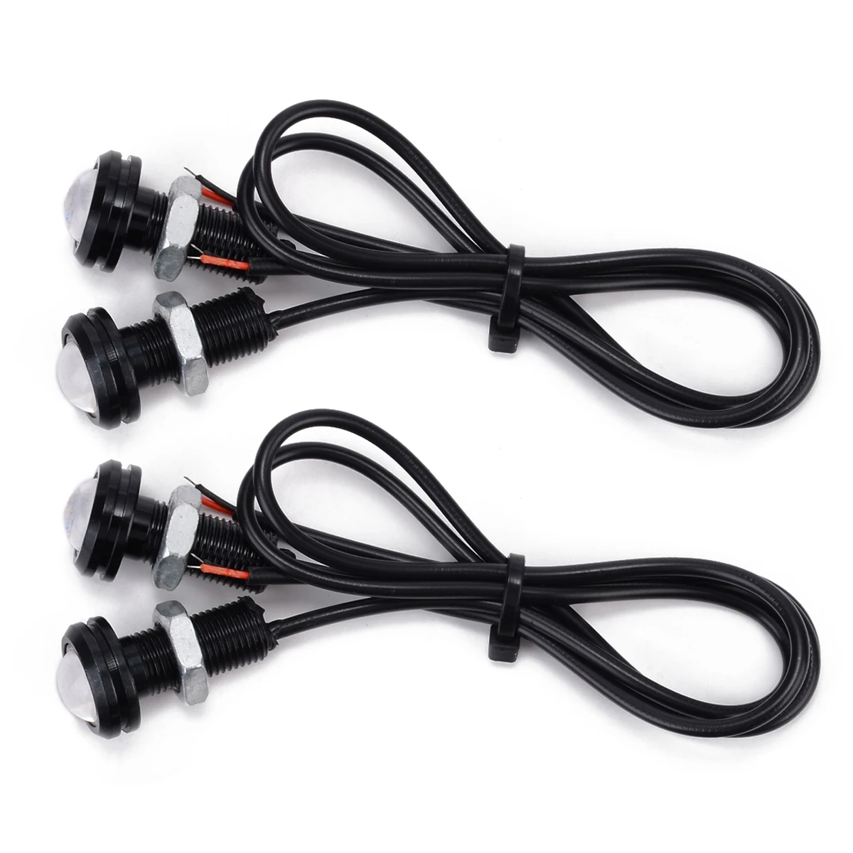 4pcs 12V 10W Blue LED Boat Drain Plug Light Lamp Waterproof Marine Underwater Fish Boat Light Parts Accessories