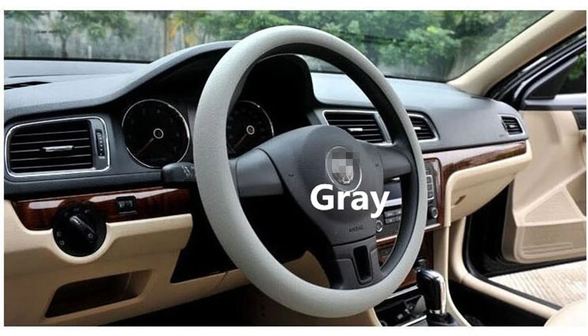 Car Silicone Steering Wheel Glove Cover 