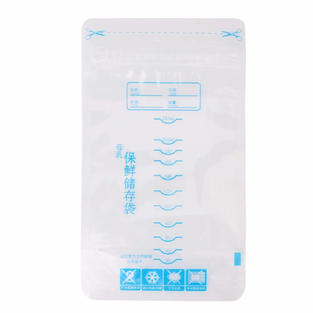 10PC Baby Food Storage Bags Breastmilk Storage Bag Formula Dispenser Breast Milk Pack Mum Breast Pump Accessories Packs BPA Free
