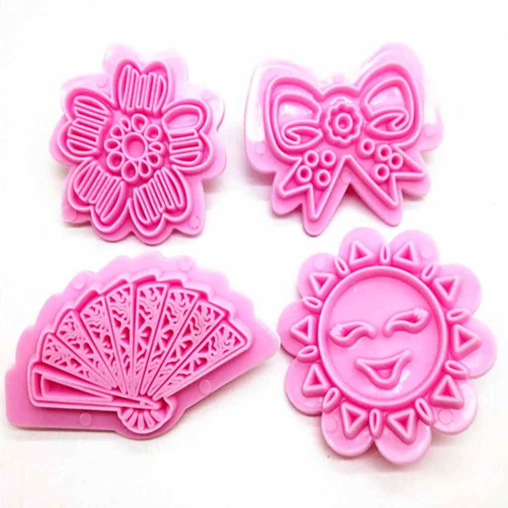Fondant Mold Smiley Cookie Cake Mould DIY Baking Tools Silicone Chocolate Sugar craft Decorating 5.15 | Дом и сад