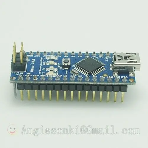 Для Arduin Nano V3.0 ATmega328 5 в микроконтроллер Плата модуль+ мини USB кабель 6 PWM портов 12 цифровой вход