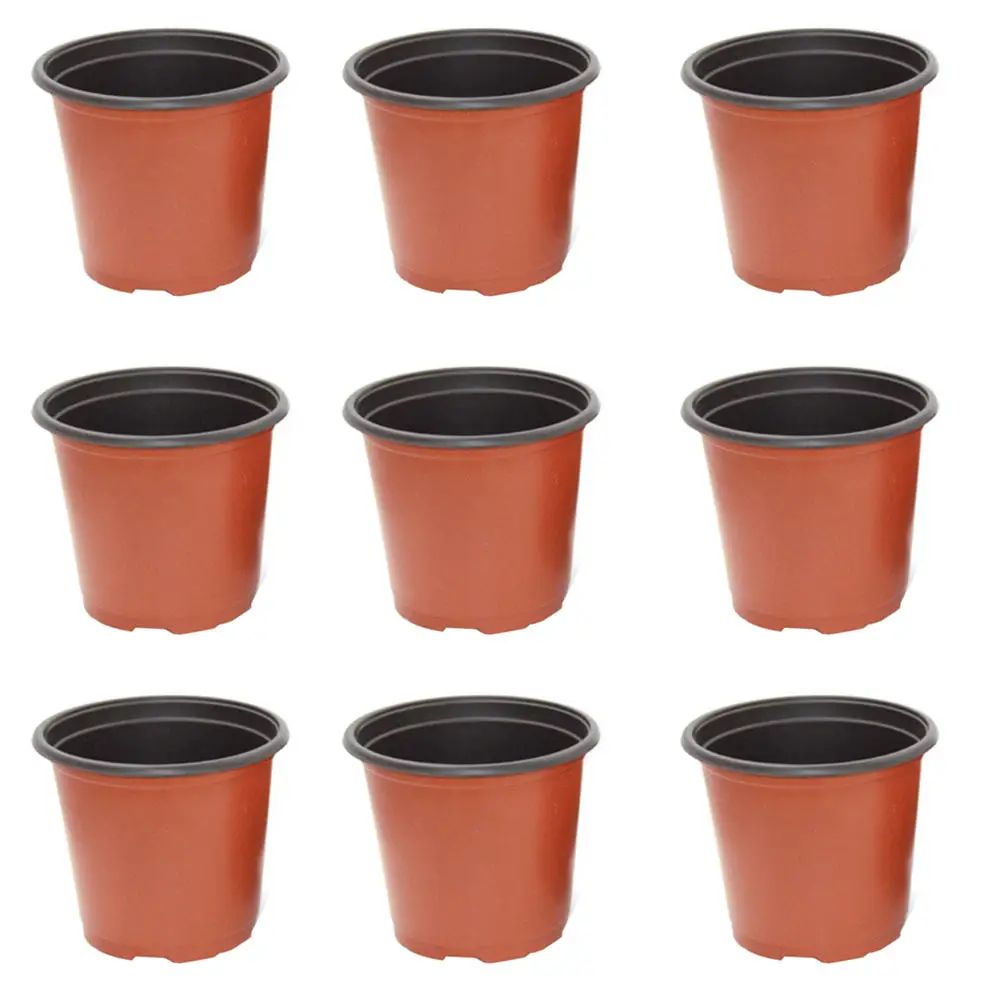 50 pcs Plastic Garden Plant Pot Flower Grow Seedlings Nursery Starter Pot Universal Storage Container with Hollows Garden Tool