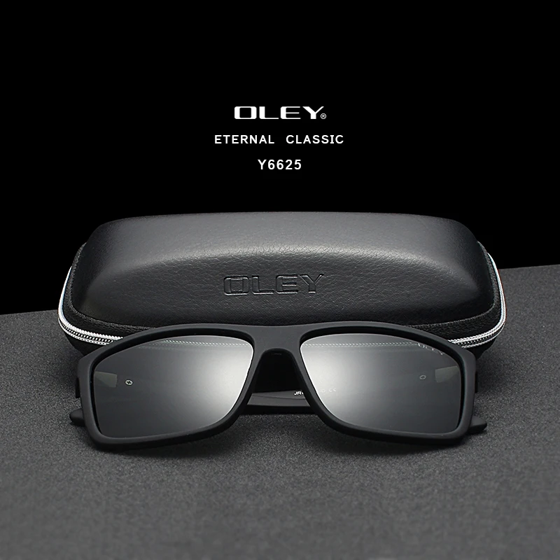 OLEY, брендовые поляризационные солнцезащитные очки, мужские, UV400, классические, мужские, квадратные очки, Ретро стиль, для вождения, для путешествий, очки унисекс, Gafas Oculos