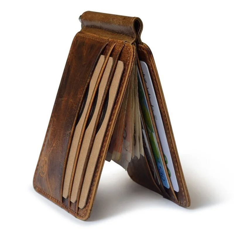 Wholesale-Leather-Money-Clip-Metal-Wallet-Men-Thin-Billfold-Folded-Clamp-for-Money-Credit-Card-Case