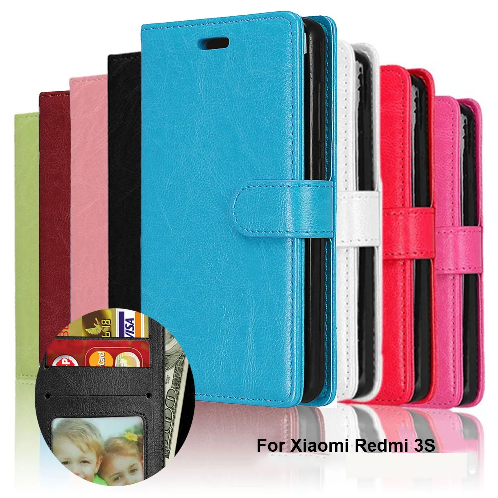 

for Xiaomi Redmi 3 Pro Case Luxury Leather Wallet Flip Back Cover Coque for Redmi 3S 3 S Pro Funda Case for Redmi 3 Pro Redmi 3s