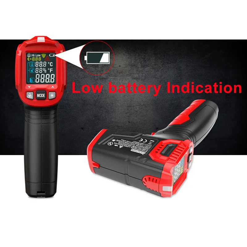 

Newest Digital Display Thermometer Humidity Meter Infrared Hygrometer Temperature Pyrometer