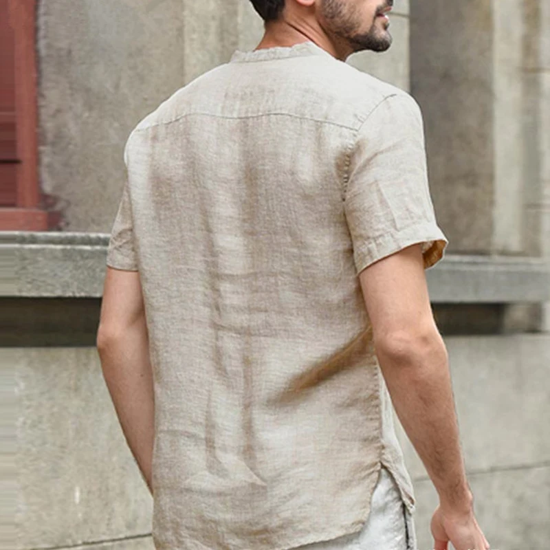 Summer Mens Shirts Plus Size XXXL Short 