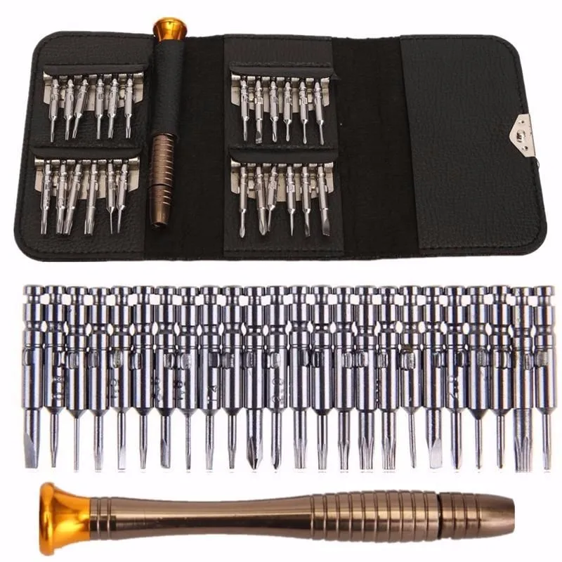 Outdoor Useful Tools 25 In 1 Precision Torx Screwdriver For iPhone Laptop Cellphone Electronic Product Repair Tools Set