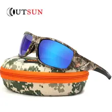 OUTSUN 2017 Polarized Sunglasses Men Women Sport fishing Driving Sun glasses Brand Designer Camouflage Frame De
