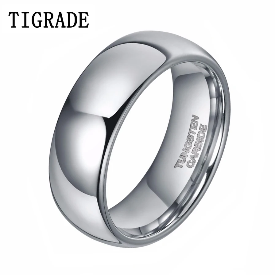 

2016 Promotion High Polish Real Tungsten Rings Engagement Jewelry Carbide Wedding Bands For Men Women Size 4-13.5