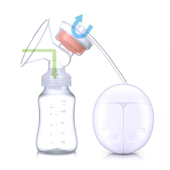

Double Electric Breast Pumps Powerful Nipple Suction USB Breast Pump with Baby Milk Bottle Cold Heat Pad with Two Milk Bottle