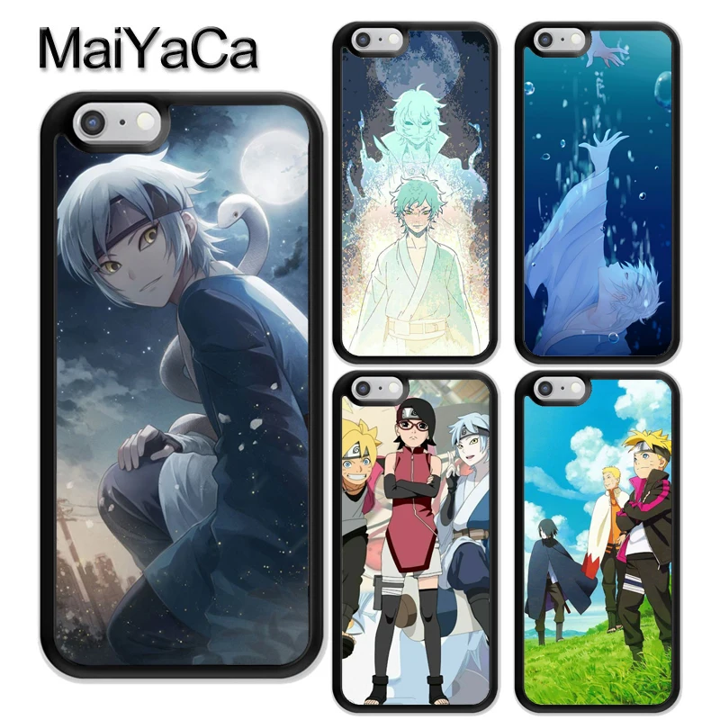 

MaiYaCa Naruto Boruto Mitsuki Sarada Rubber Phone Case For iPhone 6 6S 7 8 Plus 5 5S SE X XR XS MAX Coque Funda Cover Shell