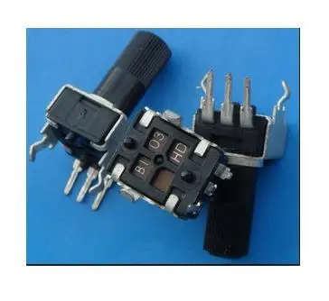 

Free Shipping! 10pc RV09-type vertical adjustable potentiometer / variable resistor 1K 2K 5k 10K 20K 50K 100K 200k