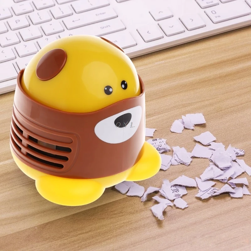 

Cute Mini Dog/Frog Cartoon Vacuum Desk Table Dust Cleaner Sweeper Corner Home Office
