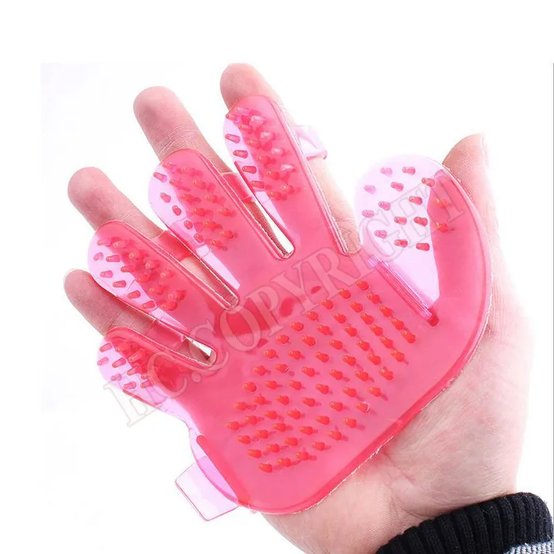 Buy 1pcs Red Color Dog Brush Lovely Palm Style Soft