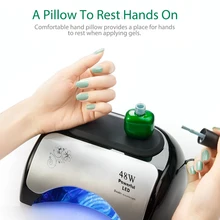 Biutee уф лампа лампа гибрид 48 ватт led лампа для ногтей на ногти с сенсором сушилка для ногтей лампа для гель лака по искусству автоматическая машина для маникюра дизайн ногтей инструменты маникюра