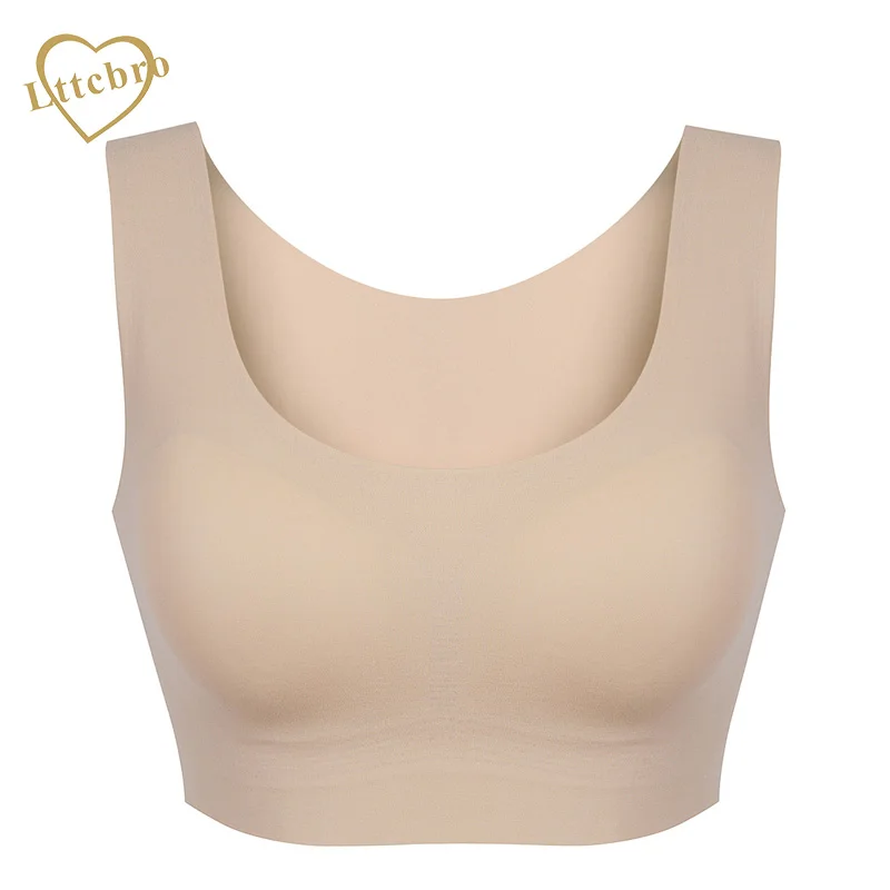 Sleep Bra Seamless Bra Plus Size Solid Seamless Bra Top Wire Free EveryDay Full Cup Breathable Cami Zero Feeling Women Sleep Bra Seamless Bra Plus Size Solid Seamless Bra Top Wire Free EveryDay Full Cup Breathable Cami Zero Feeling Women