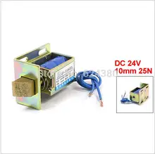 Electric Door Lock Solenoid Electromagnet 12V DC 1A 10mm Stroke 25N 2.5Kg 5.5LB Force Open Frame Type JF-S104DL hot sale dc 12v 24v open frame type solenoid for electric door lock