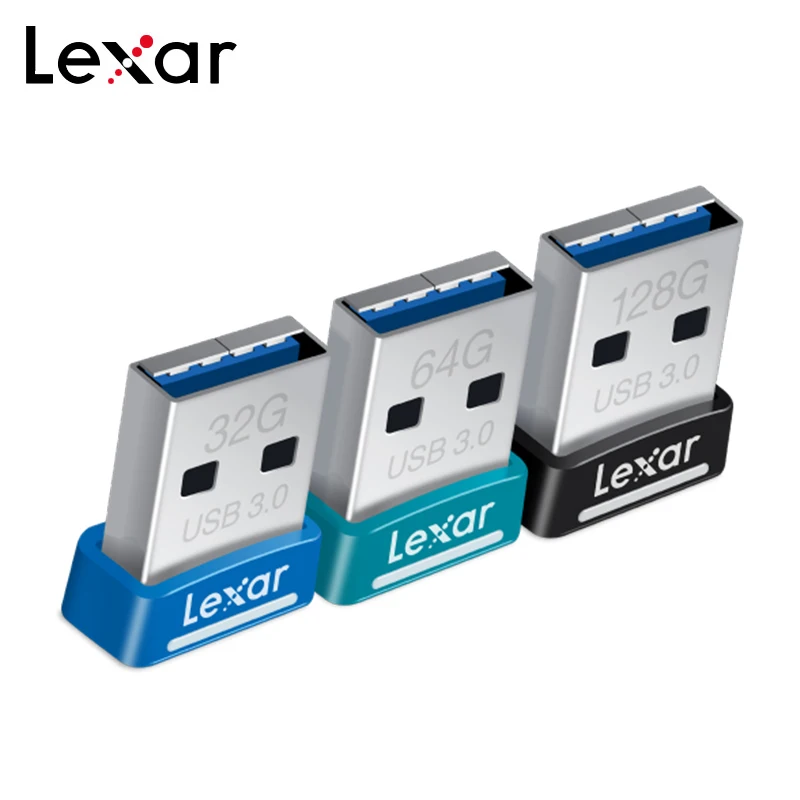 Lexar JumpDrive S45 флеш-накопитель USB 3,0 32 Гб 128 Memory Stick Pen Drive синий зеленый черный Малый размеры большой ёмкость флешки