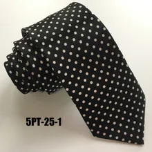 5 см Модные Узкие галстуки черный галстук в горошек бизнес галстуки