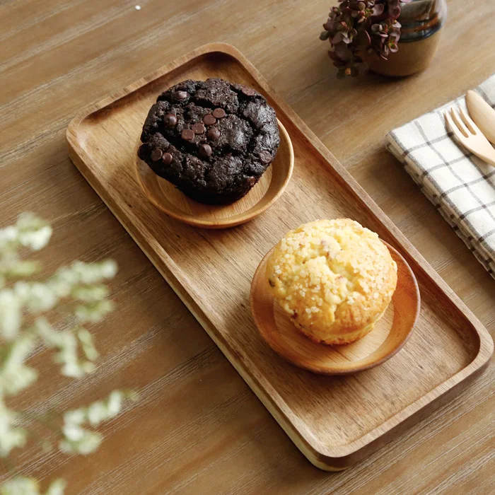 Japanstyle дома лоток для хранения прямоугольник творческий декоративный деревянный поднос древесины японской кухни сладкие фрукты посуда