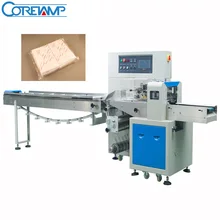 Горизонтальная автоматическая машина для упаковки бумажных салфеток