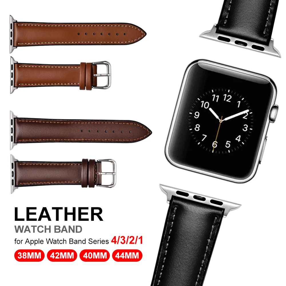 

XIYUZHIYI Leather for iwatch bracelet Apple Watch Band 42mm 38mm Sport Bracelet For Series 1&2&3&4 watch strap