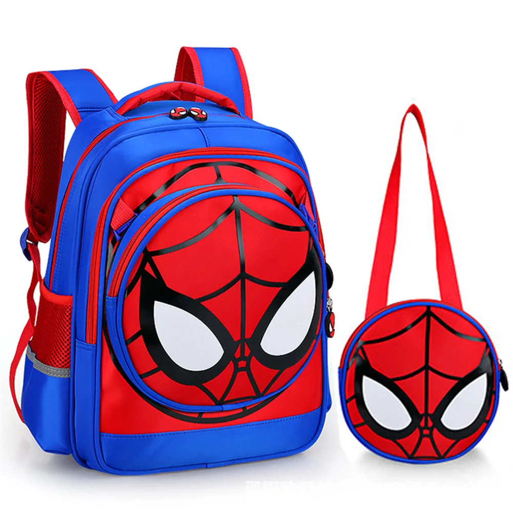 

cosplay Accessories School Bags For Boys Waterproof Backpacks Child Spiderman Book bag Kids Shoulder Bag Satchel Knapsack