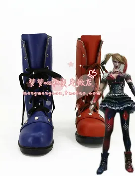 

Batman Arkham Knight Anime Suicide Squad Shoes Quinn Cosplay Boots
