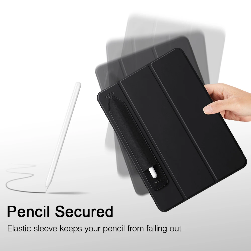 Чехол ESR для Apple Pencil Stick, держатель для iPad Pencil PU, чехол для планшета, стилус, 360, полный защитный чехол, сумки
