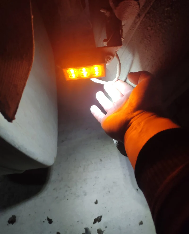 Полный сплав литье 3 светодиода + 6 SMD длинный грузовик прицеп боковой задний