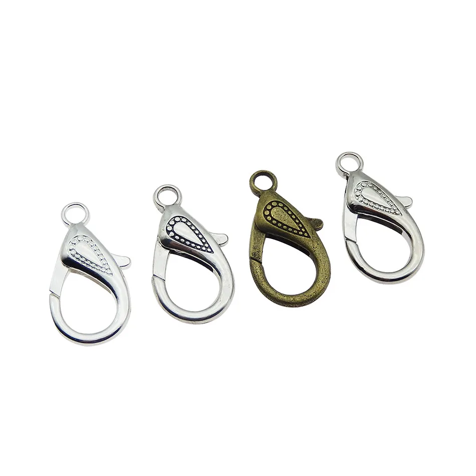 

Wholesale Accessory 10pcs/lot 30mm Jewelry Findings Lobster Clasp Hooks For DIY Making Materials Necklace Bracelet Chain