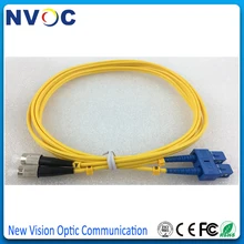 10 шт./пакет, SM(9/125), G652D, дуплекс, 2 м, 3,0 мм, ПВХ оболочка, SC/UPC-FC/оптический патч-корд одномодовый волоконно-оптический патч-корд/перемычка для оптоволоконного кабеля