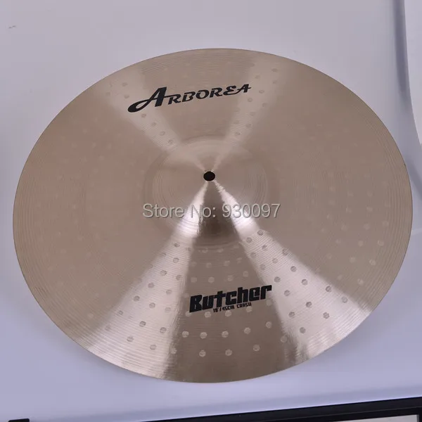 

hot selling bronze cymbal , high quality BUTCHER 18"crash