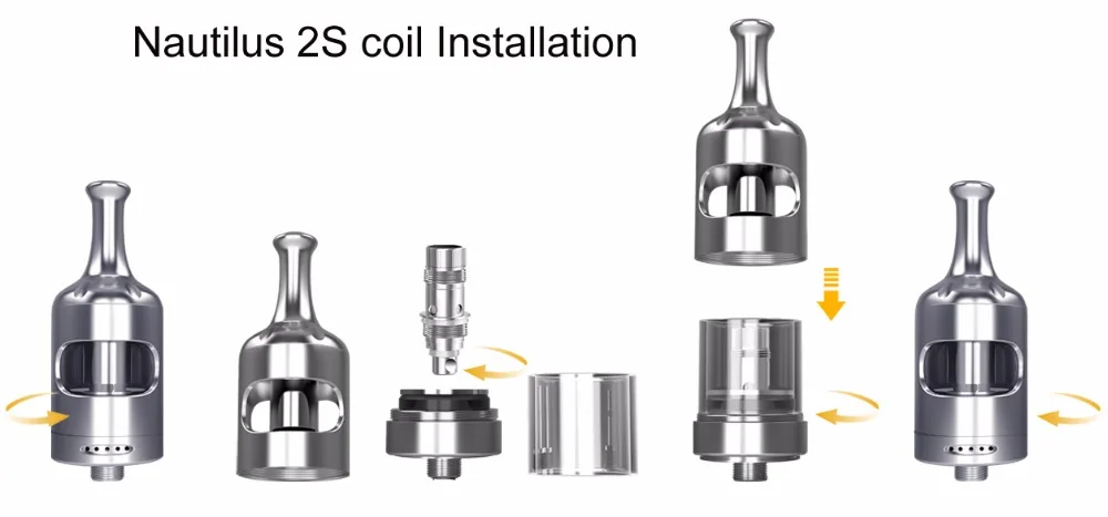 Aspire Nautilus 2s tank 2.6ml2ml Vaporizer Atomizer Top filling Nautilus 2s MTL tank use Nautilus bvc coils vs nautilus 2 tank 01 (10)