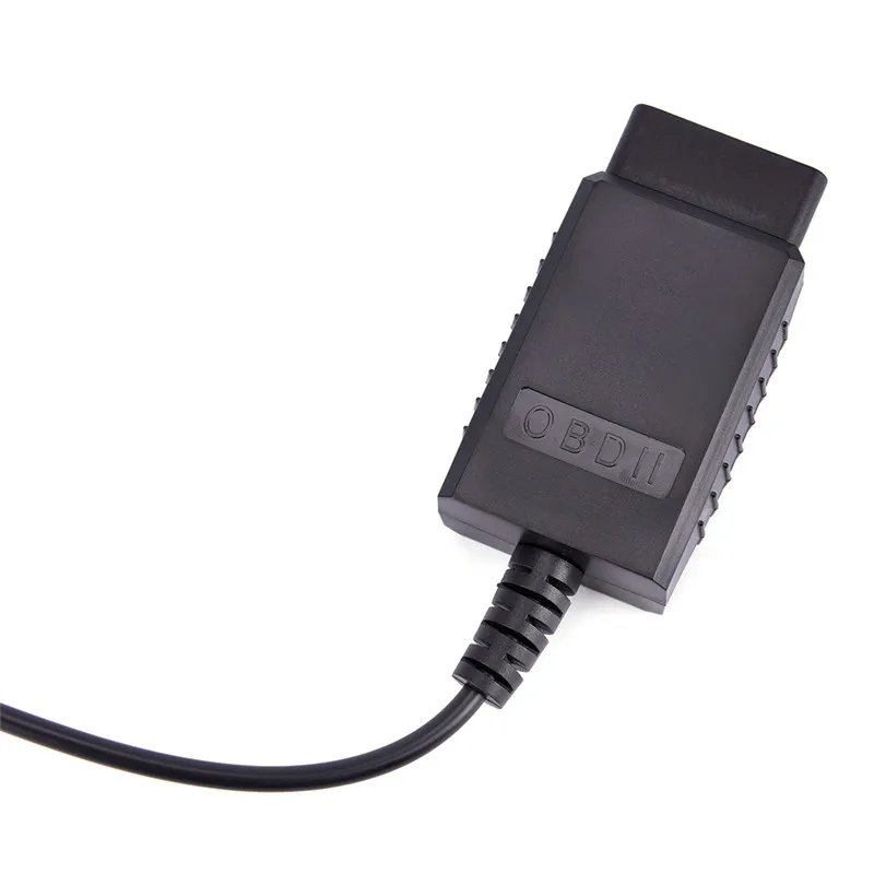 ELM327 USB черный кабель OBDII Автомобильный диагностический сканер для Windows PC компьютер