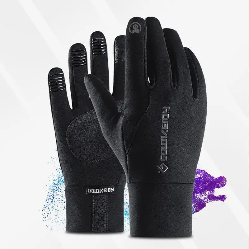 

Waterproof Winter Cycling Gloves Thermal Warm Windproof Full Finger Bike Gloves Anti-slip Touch Screen Bicycle Gloves Men Women