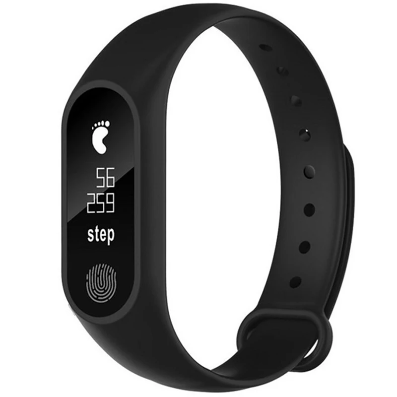 

Accewit M2 Waterproof Smartband Bluetooth Fitness Smart Bracelet Heart Rate Monitor for iPhone Android PK Xiaomi mi band 2