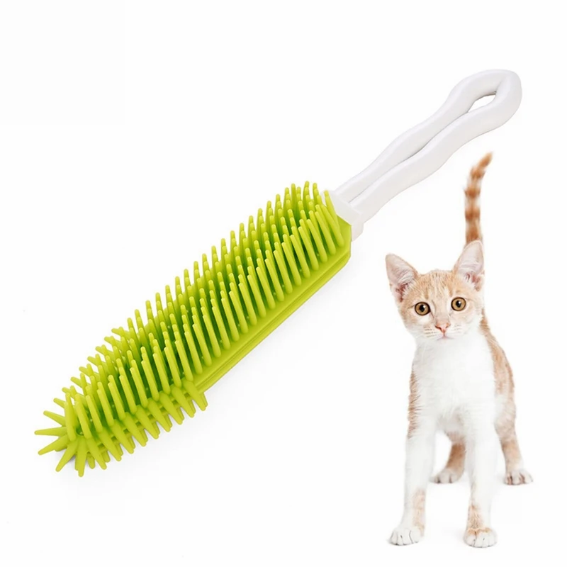 Hoomall Rubber Handle Pet Dog Cats Bath Brush Puppy Cat Hair Removal