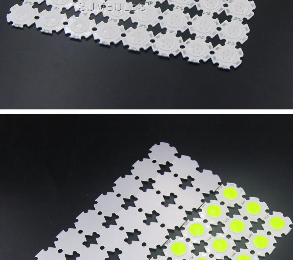 3w 5w 7w LED chip on board cob light source spotlight downlight bulb (6)