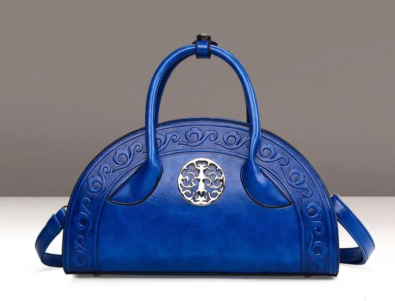 

2019 new fashion handbag Chinese style embossed trend wild single shoulder Messenger bag female