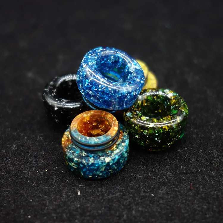 1pc elektronik sigara vape accessories 810 drip tip colorful vape mouthpiece for tfv12 prince rda rta atomizer
