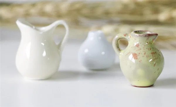 Little mini ceramics vases cute flower vases fridge magnets - 8