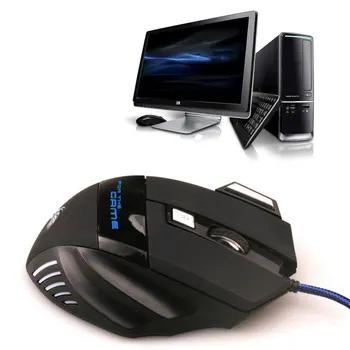 

Universal 7keys Macro Gaming Mouse Four-color Glow Mouse 4000dpi Two Hand Rest and Configuration Weight Adjustable