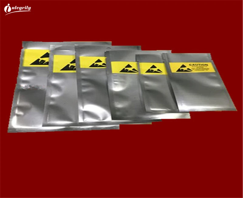 

INTEGRITY 10.5*15cm 1000pcs Anti-Static Shielding plastic package pouch ESD Anti static electronic battery Storage Packaging bag