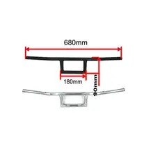 Универсальный винтажный мотоцикл 7/" 22 мм, руль для мотоцикла Chopper Bubber на заказ
