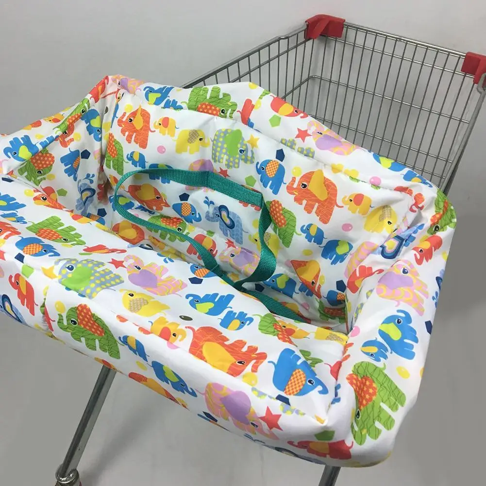 Младенческая Детская магазинная Тележка для покупок обеденный стул протектор Антибактериальный Безопасный Портативный Дорожная подкладка
