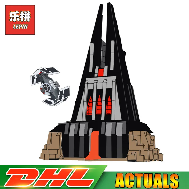 

New Lepin 05152 1187 Pcs Star War Darth Vader's Castle Set Model Building Blocks Bricks Toys Gifts Compatible LegoINGlys 75251