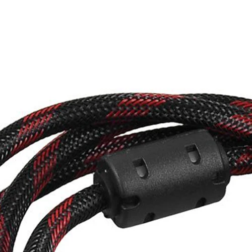 DVI-I 24+ 5 Dual Link Male to VGA Male Кабель 1,5 м красный черный